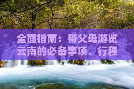 全面指南：带父母游览云南的必备事项、行程规划和旅行贴士