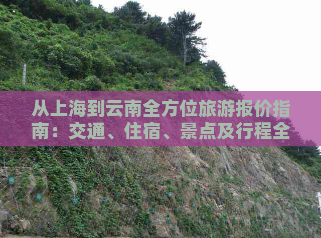 从上海到云南全方位旅游报价指南：交通、住宿、景点及行程全解析