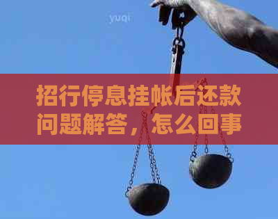 招行停息挂帐后还款问题解答，怎么回事？